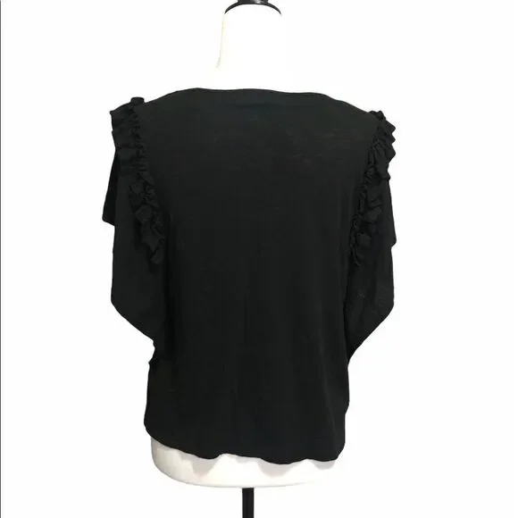 cece Ruffle Flutter Blouse - Picture 3 of 7